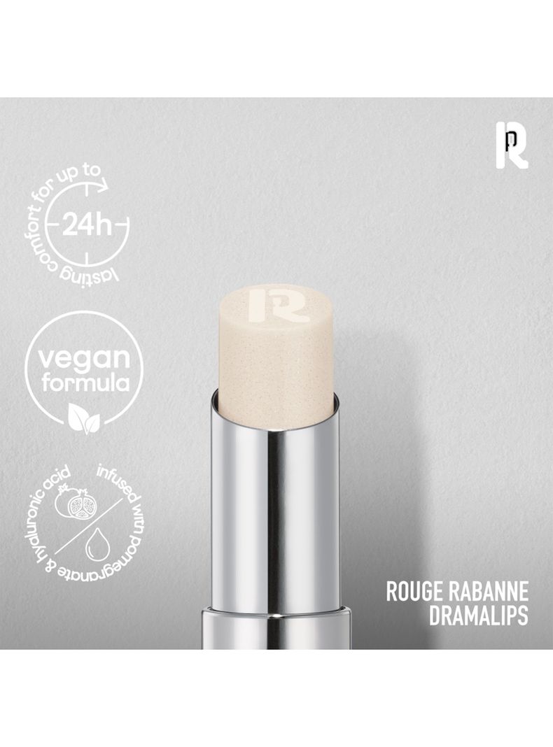 Dramalips Glassy Lipstick Barra de Labios Brillante Clear/Fair 3 g Rabanne-3