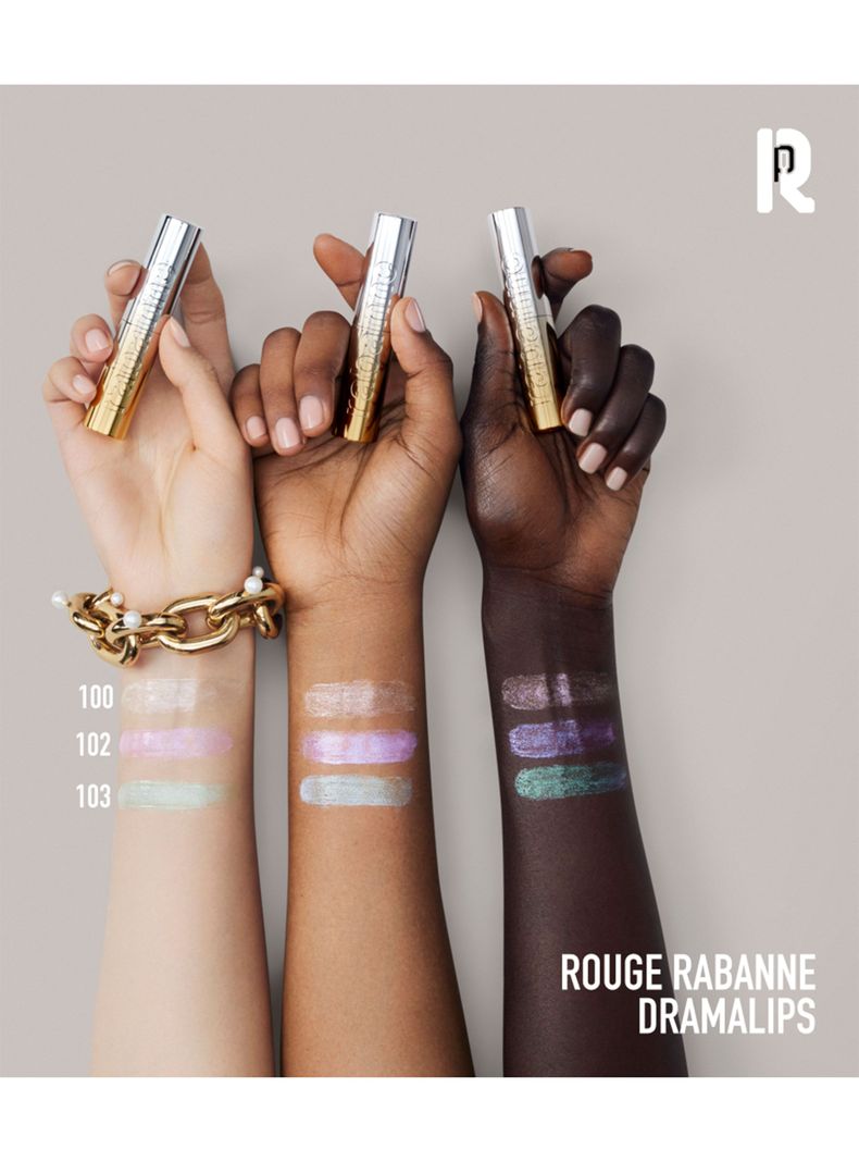 Dramalips Glassy Lipstick Barra de Labios Brillante Purple 3g Rabanne-5