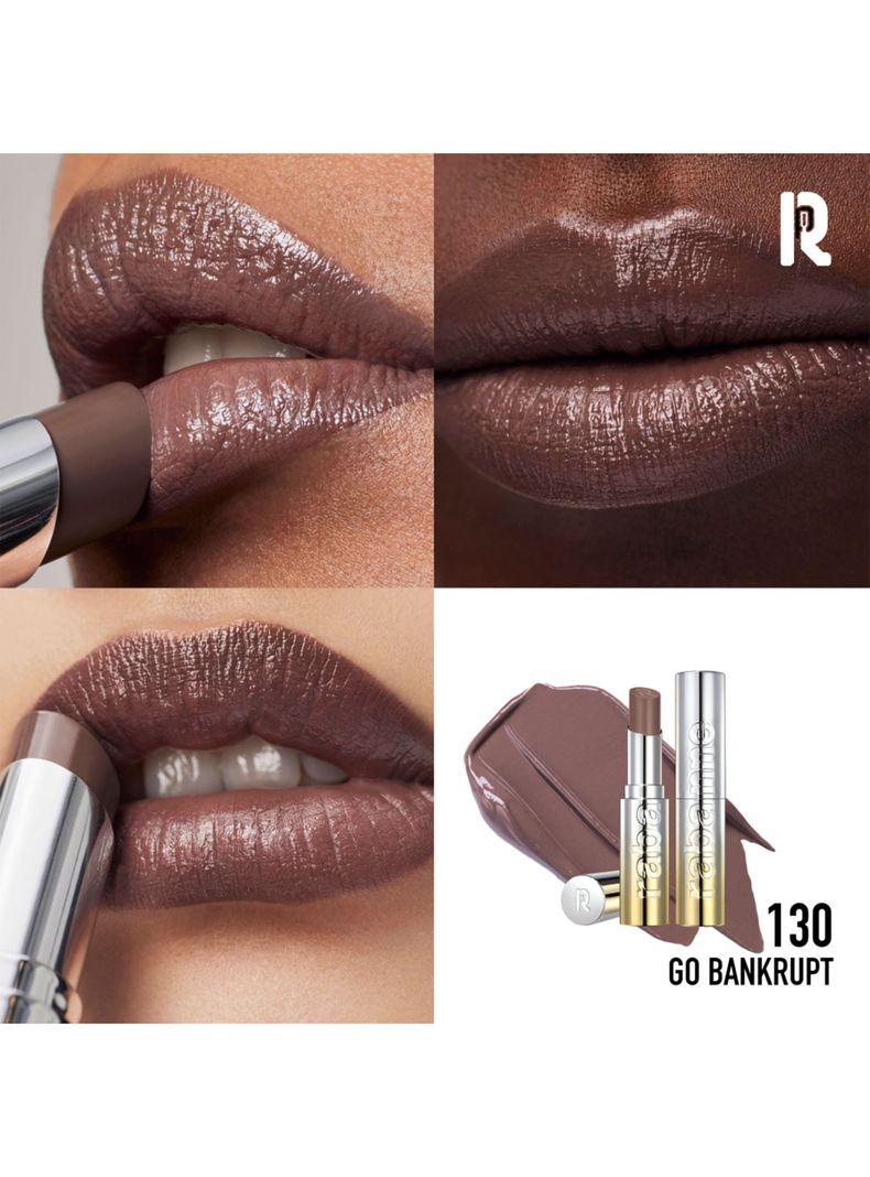 Dramalips Glassy Lipstick Barra de Labios Shine Nude 3 g Rabanne-2