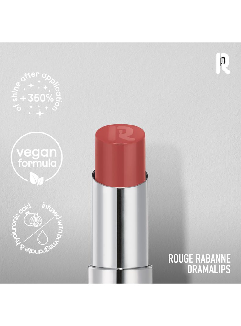 Dramalips Glassy Lipstick Barra de Labios Brillante Nude 3 g Rabanne-3