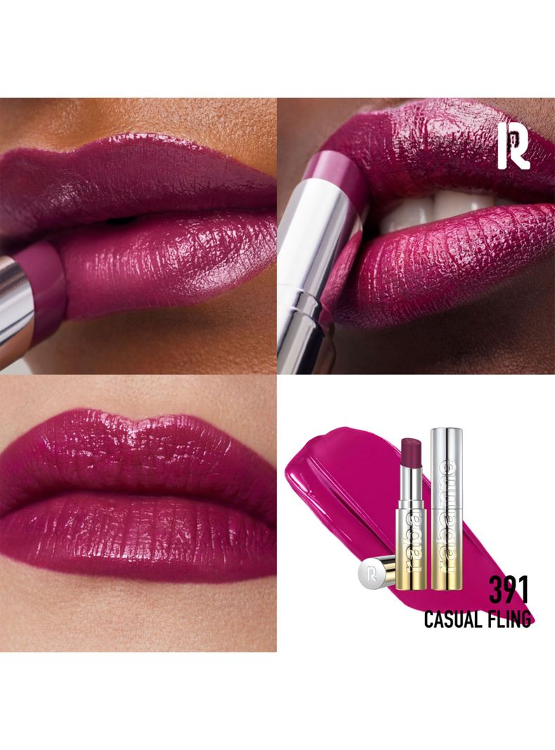 Dramalips Glassy Lipstick Barra de Labios Brillante Purple 3 g Rabanne-2