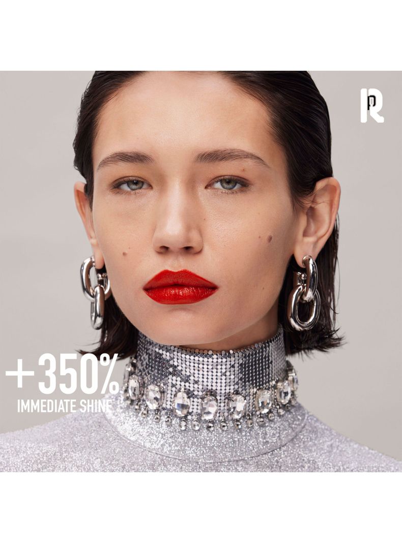 Dramalips Glassy Lipstick Barra de Labios Brillante Red 3g Rabanne-4