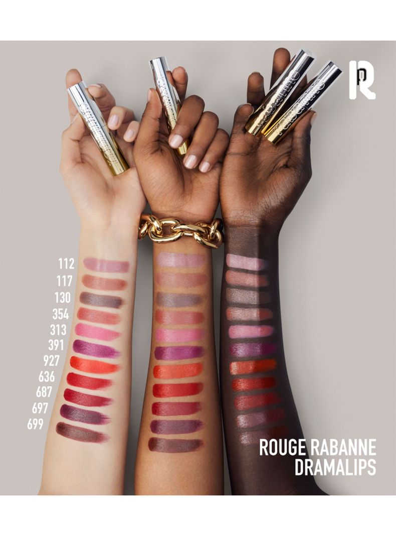 Dramalips Glassy Lipstick Barra de Labios Brillante Orange 3 g Rabanne-5