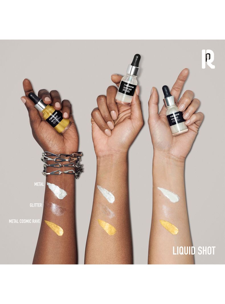 Liquid Metal Shot Luminizer Iluminador Líquido Rabanne Cosmic Rave Re-4
