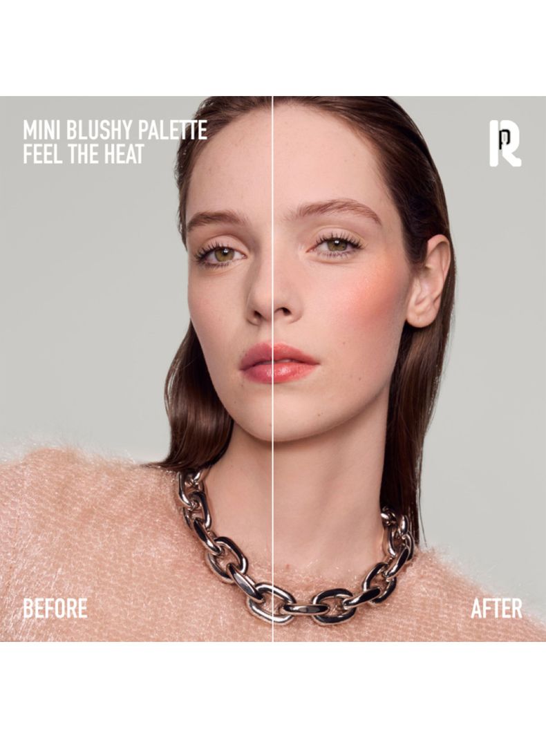 Mini Blushy Palette Paleta de Rubores en Polvo Rabanne The Heat-2