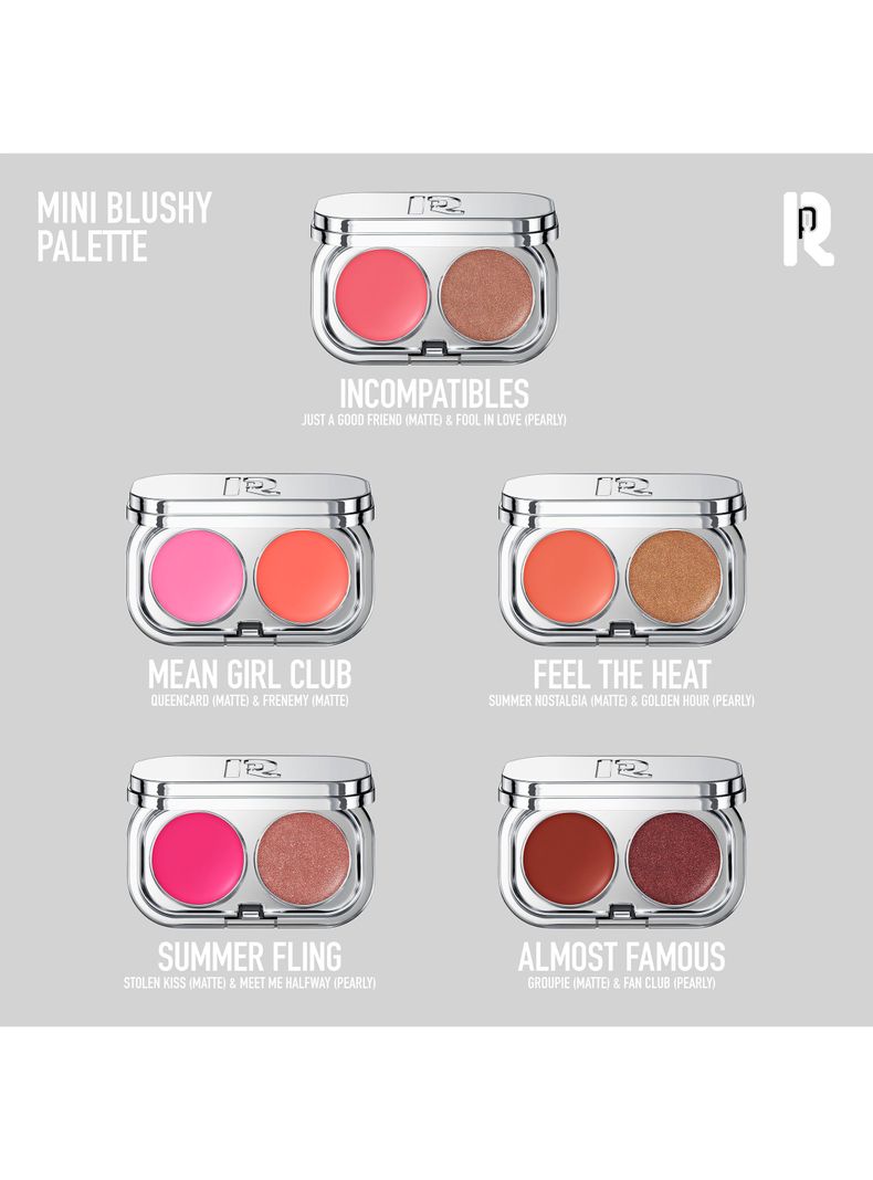 Mini Blushy Palette Paleta de Rubores en Polvo Rabanne The Heat-5