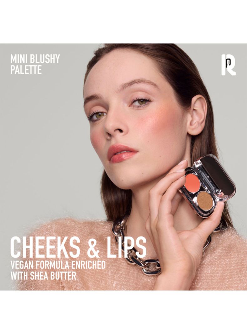 Mini Blushy Palette Paleta de Rubores en Polvo Rabanne The Heat-4