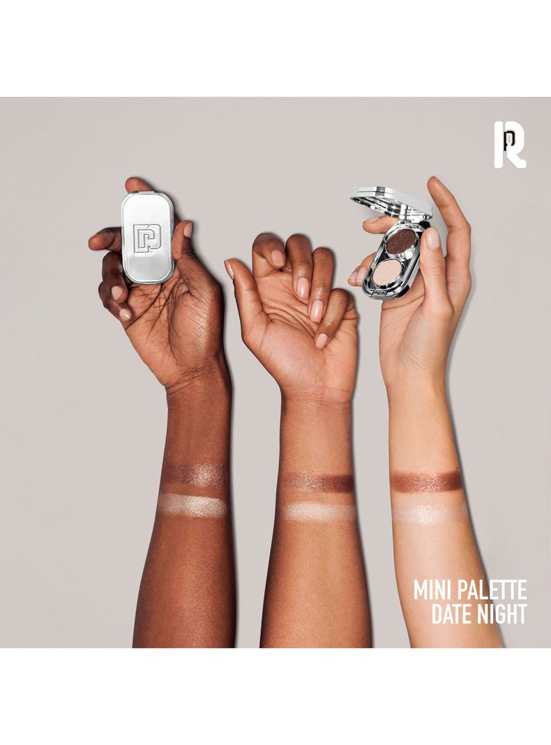 Mini Palette Eyeshadow Mini Paleta de Sombras para Ojos Rabanne Date Night-4