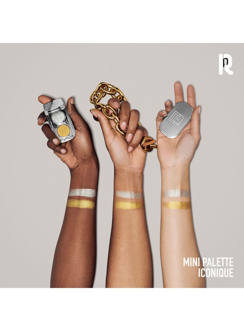 Mini Palette Eyeshadow Mini Paleta de Sombras para Ojos Rabanne Iconique-4