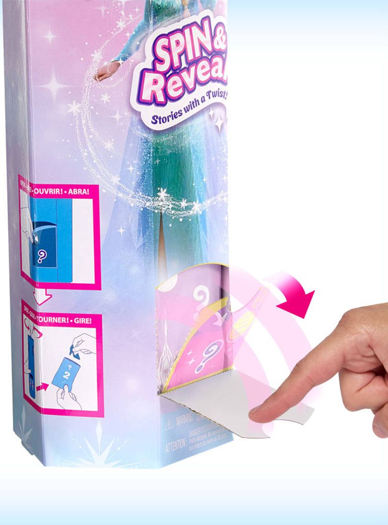 Muñeca Spin and Reveal Elsa-4