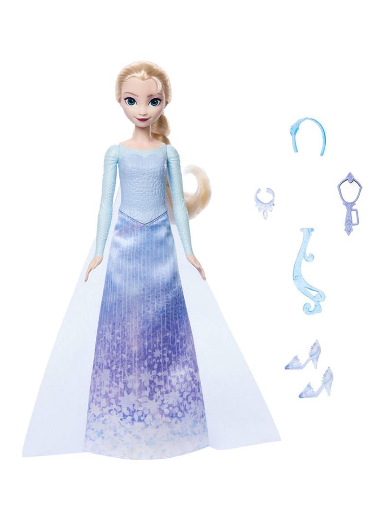 Muñeca Spin and Reveal Elsa-0
