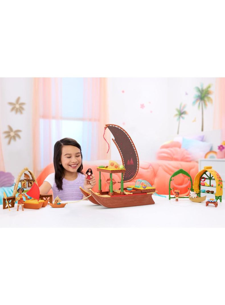 Set de Juego Hogar de Moana y Simea con Pua y Accesorios-5