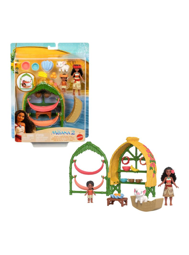 Set de Juego Hogar de Moana y Simea con Pua y Accesorios-2