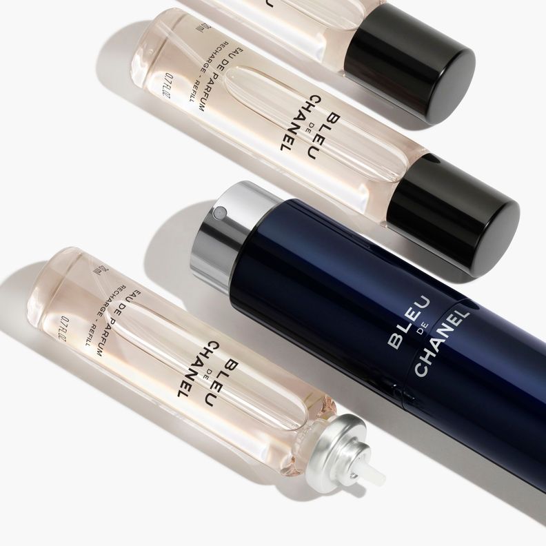 BLEU DE CHANEL Eau de toilette twist and spray 3X20 ml-1