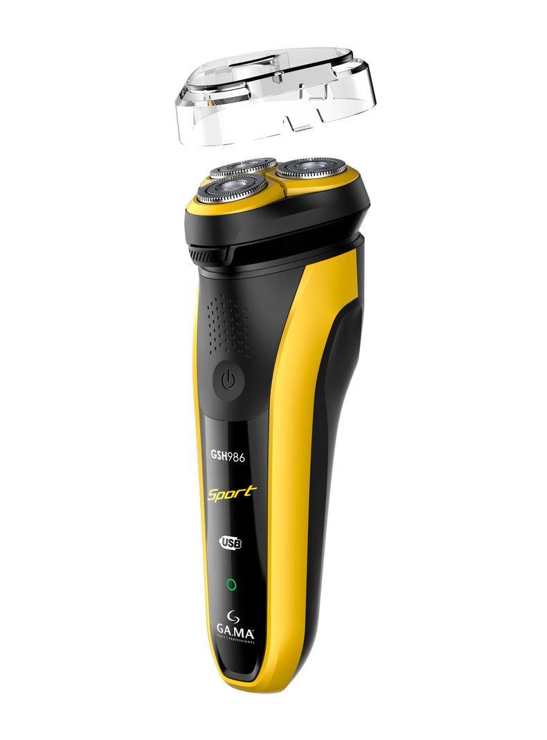 Afeitadora Sport SH986 Negro/Amarillo-3