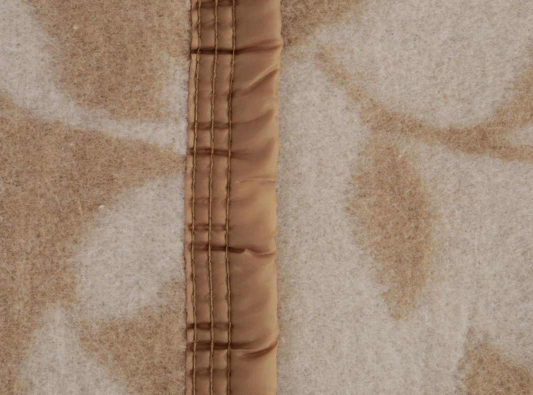 Frazada 1 Plaza Jacquard Beige-2