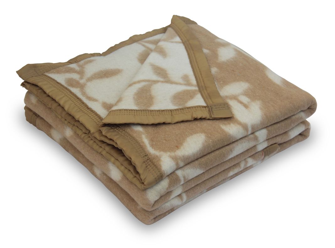 Frazada 1 Plaza Jacquard Beige-0