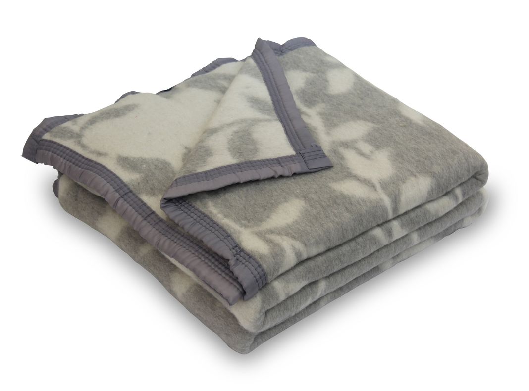 Frazada 1 Plaza Jacquard Gris-0