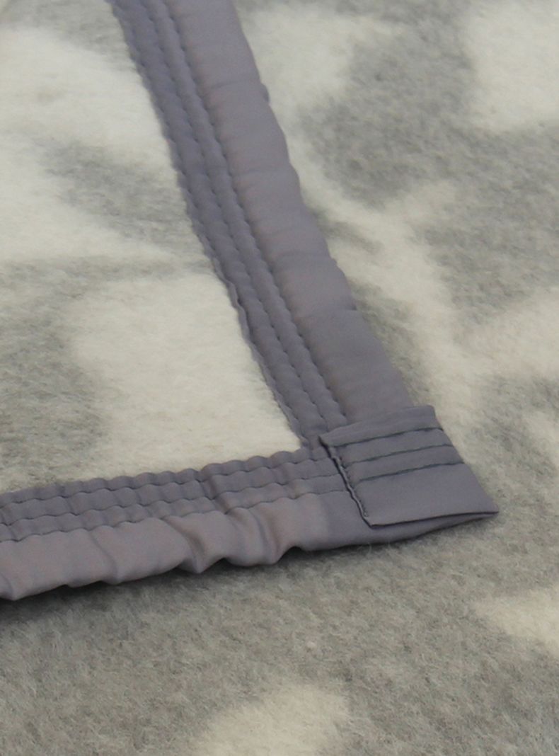 Frazada 1 Plaza Jacquard Gris-1