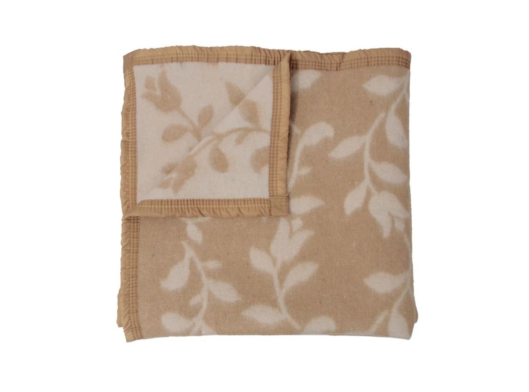 Frazada 2 Plazas Jacquard Beige-3