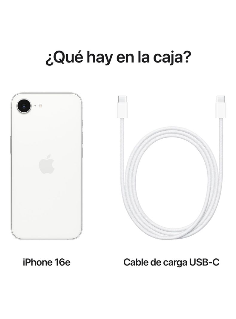 iPhone 16e 128GB 6.1" Blanco Liberado-4