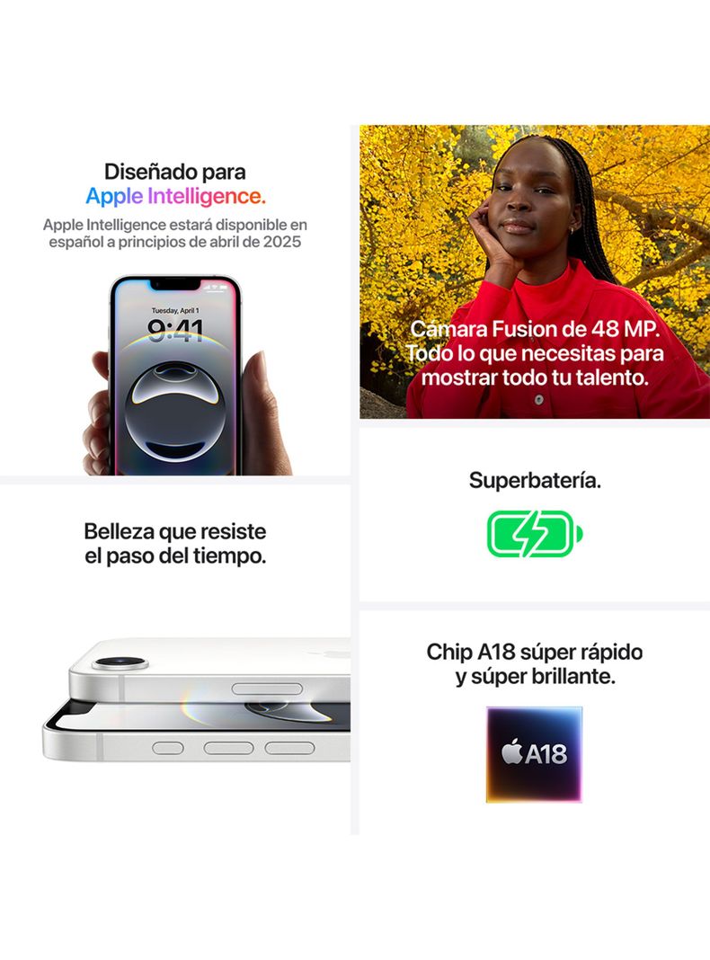 iPhone 16e 512GB 6.1" Blanco Liberado-6
