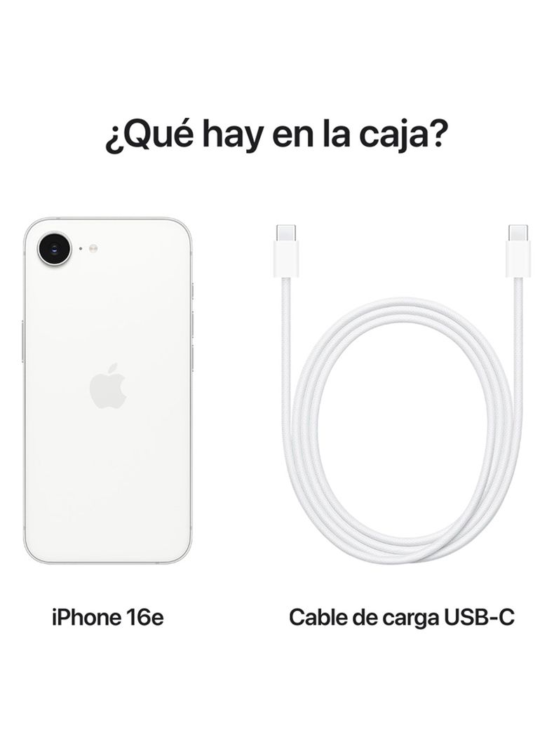 iPhone 16e 512GB 6.1" Blanco Liberado-4