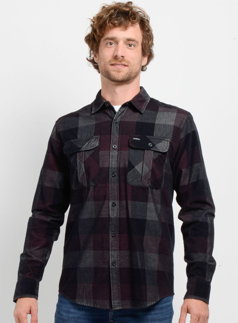 Camisa Casual Full Print Rombo-0