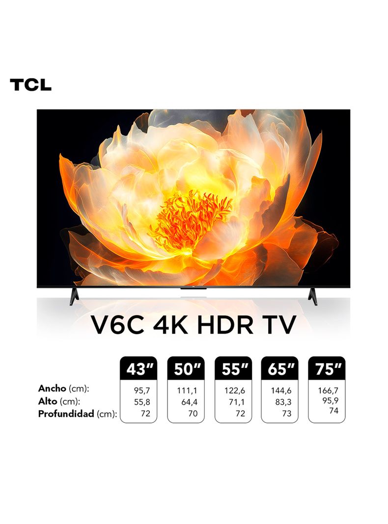 LED Smart TV 43" 4K UHD V6C-9
