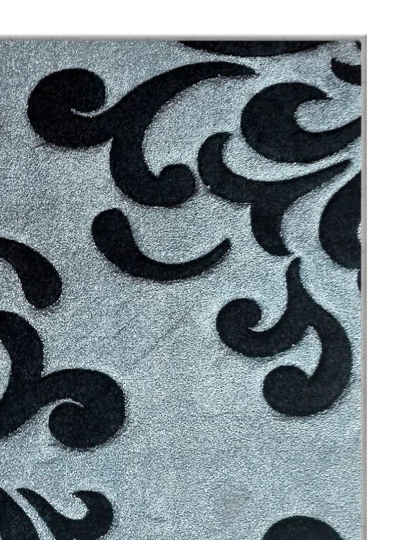 Alfombra Frize Carved D3 Gris 150 x 200 cm-1