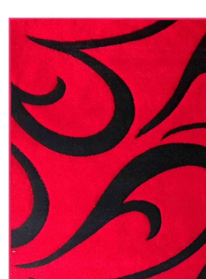 Alfombra Idetex Frize Carved D3 Rojo 150 x 200 cm-1