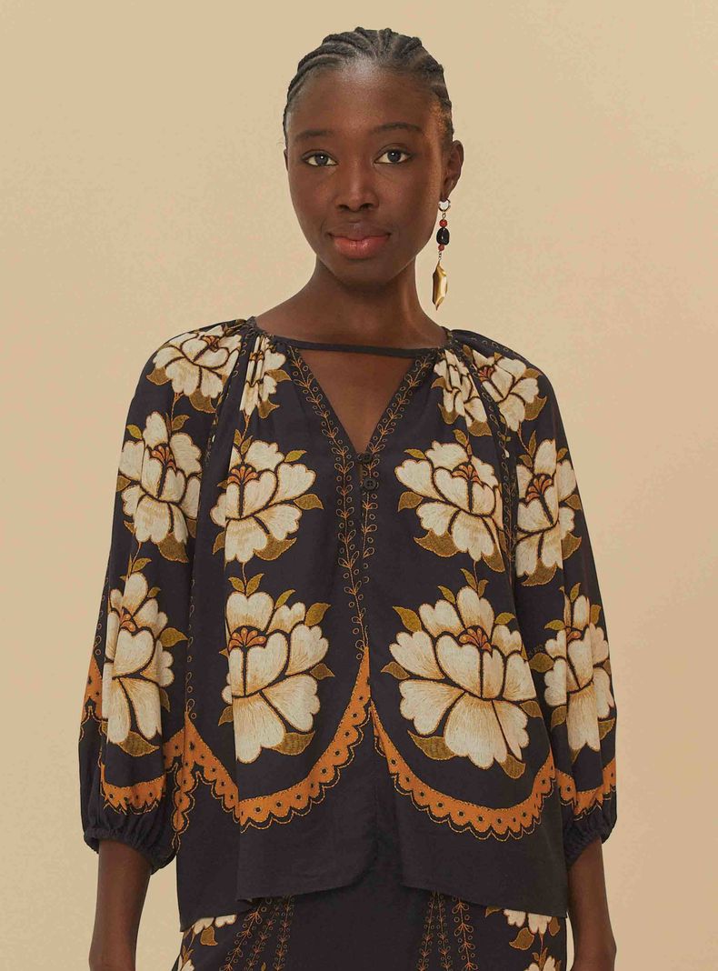 Blusa Floral-0