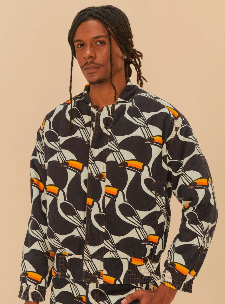 Chaqueta Bomber Diseño Tucán