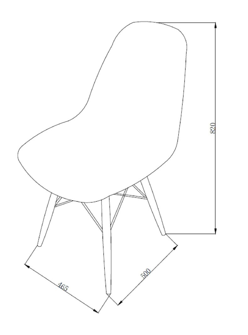 Juego de Comedor Aste Vidrio + 4 Sillas Attimo-3