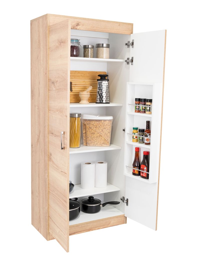 Despensa Cocina Varese 2 Puertas Blanco-4
