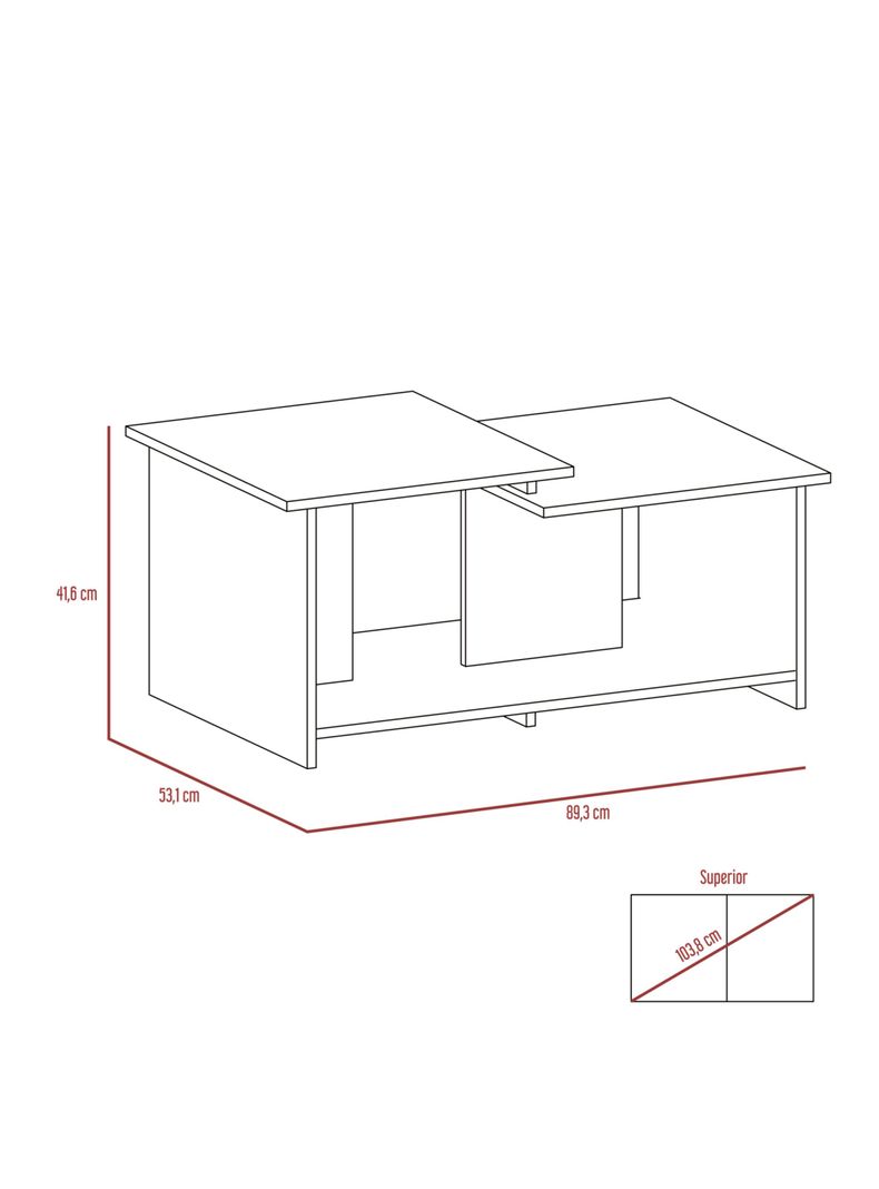 Mesa de Centro Wema 53.1x89.3 cm Wengue-1