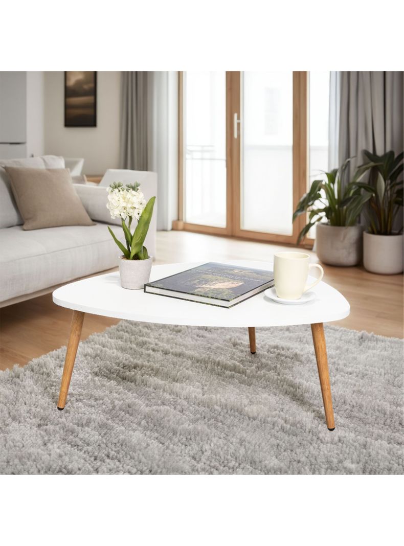 Mesa de Centro Baja Narvik 61.5x74.1 cm Blanco-6