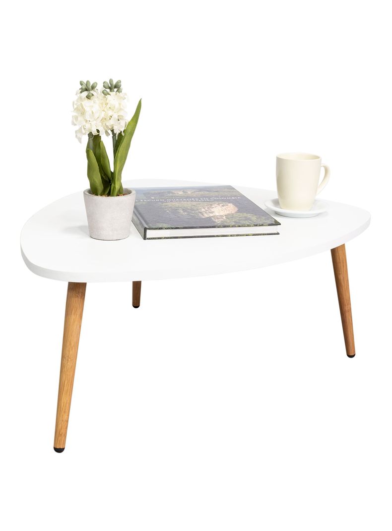 Mesa de Centro Baja Narvik 61.5x74.1 cm Blanco-4