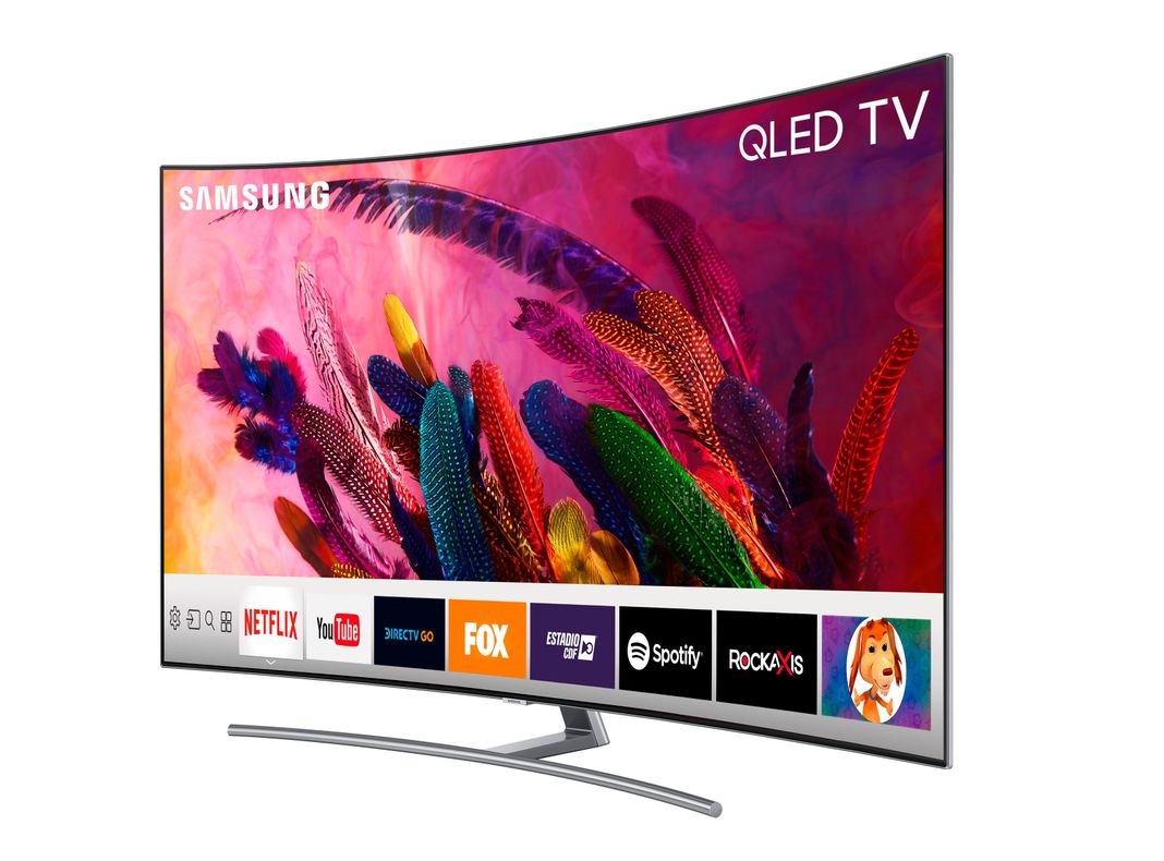 QLED Smart TV Samsung 65" UHD 4K 65Q8CNA Curvo-1