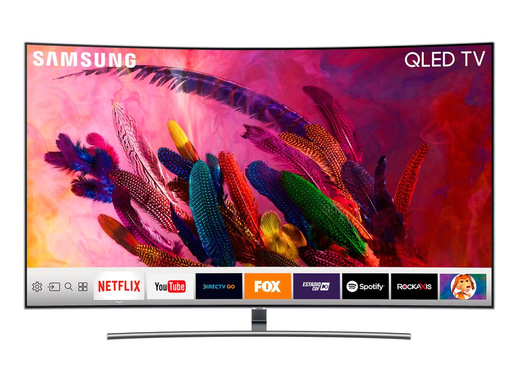 QLED Smart TV Samsung 65" UHD 4K 65Q8CNA Curvo-0
