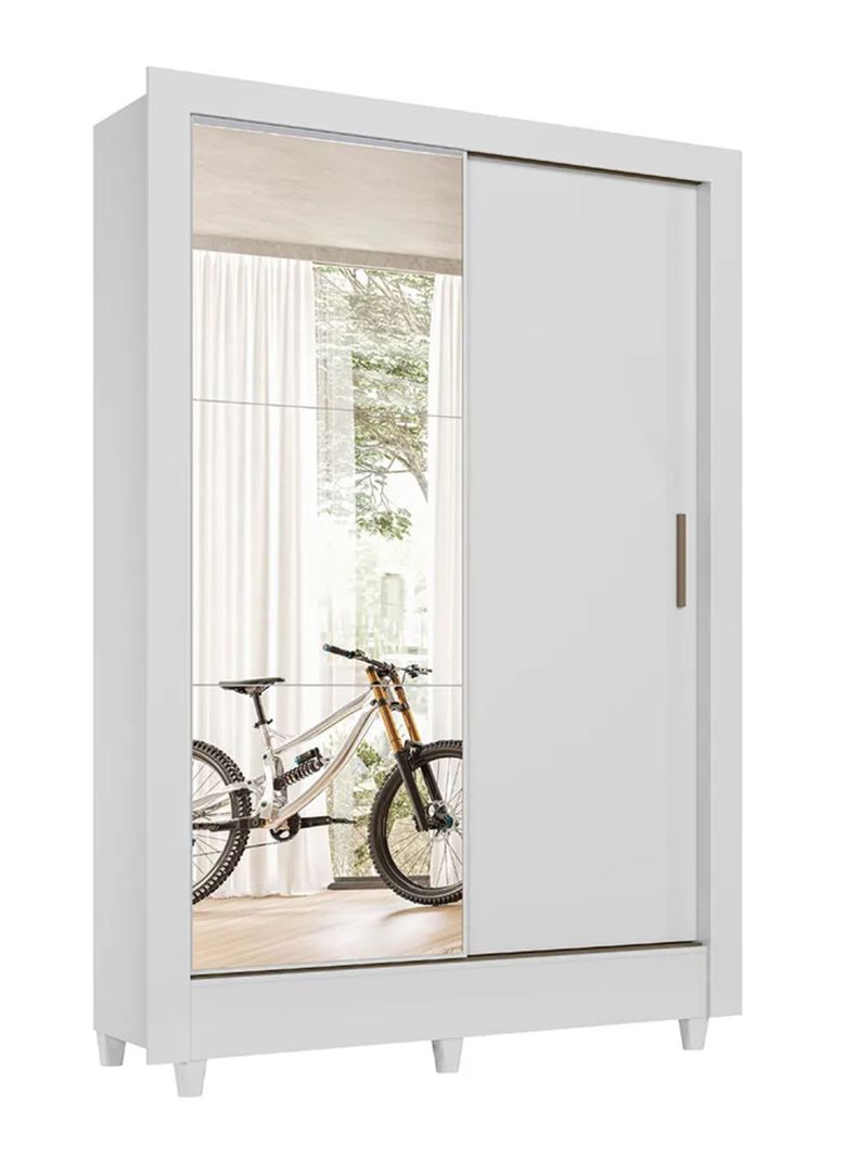 Clóset Belgica 2 Puertas 2 Cajones Blanco-2