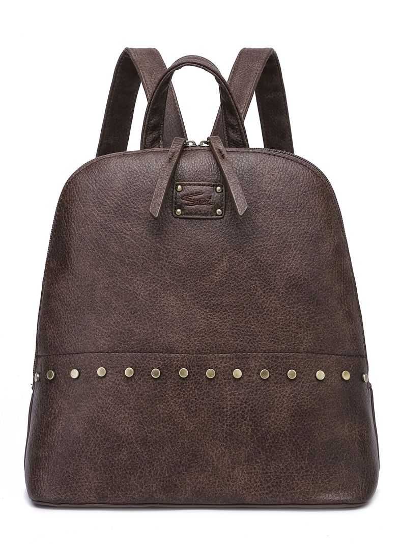 Mochila Moda Nathalie Café-0