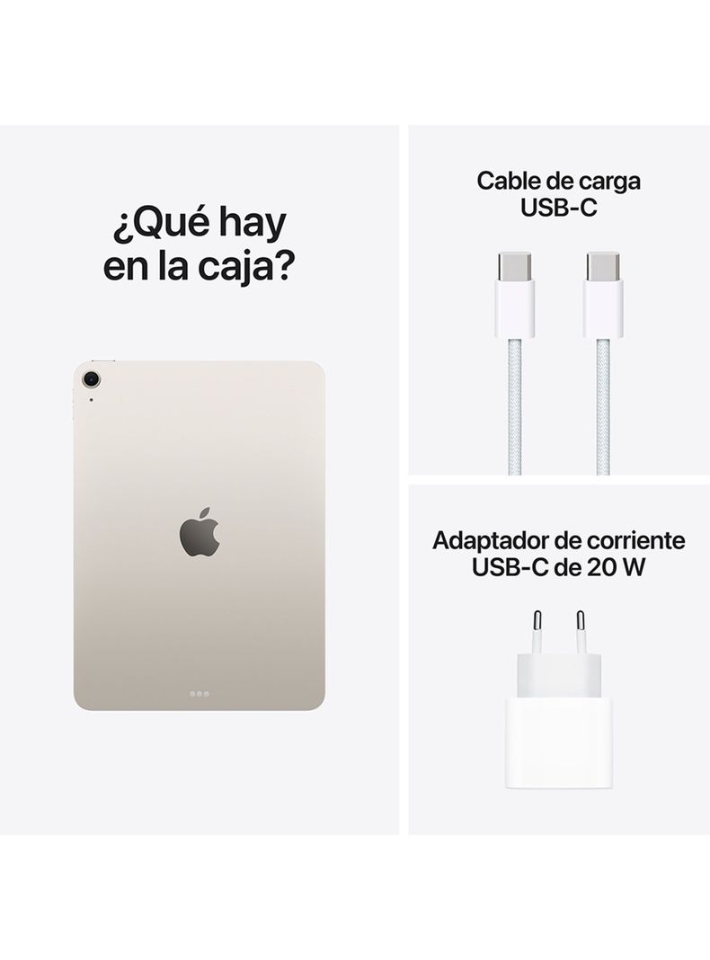 iPad Air 13" Chip M3 256GB Blanco Estelar-2