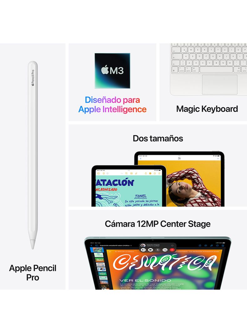 iPad Air 13" Chip M3 256GB Blanco Estelar-7