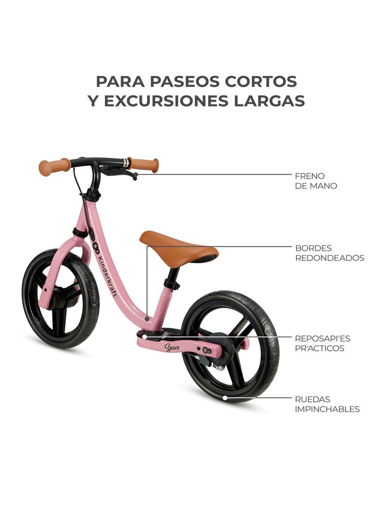 Bicicleta de Aprendizaje Space Dark Pink-3