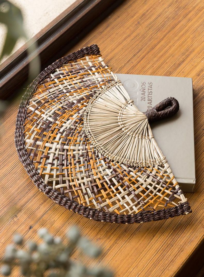 Abanico Decorativo Brown-0