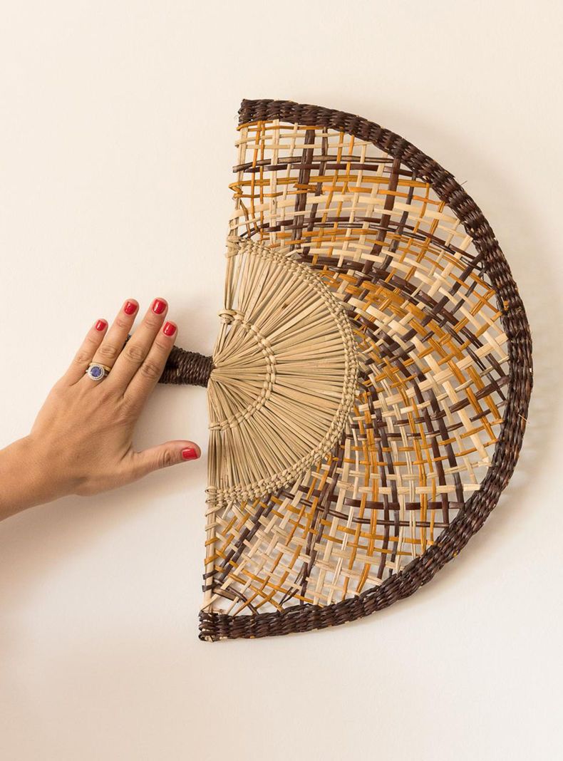 Abanico Decorativo Brown-2