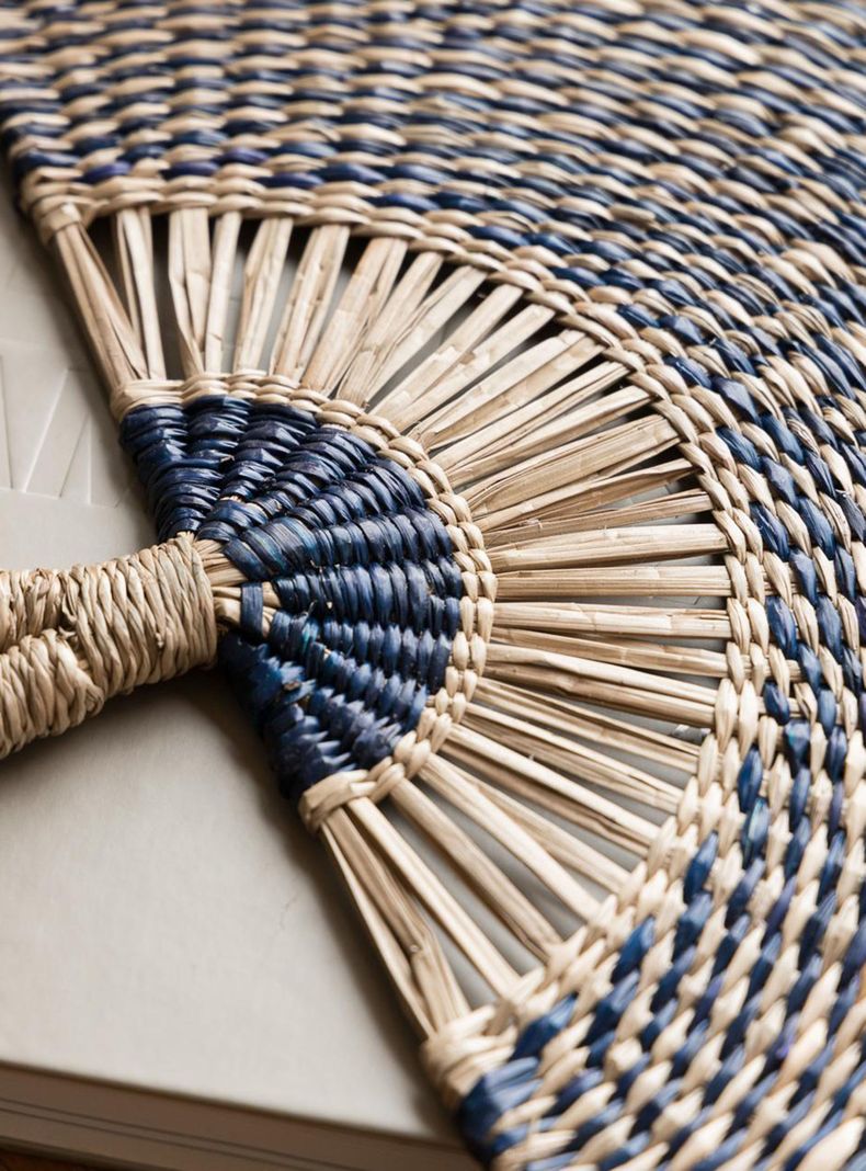Abanico Decorativo Blue-1