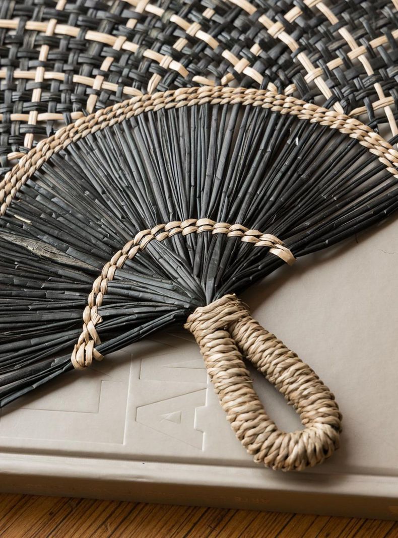 Abanico Decorativo Black-1
