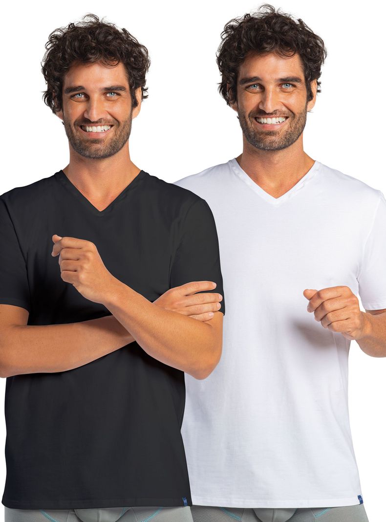 Camiseta Manga Corta Pack 2 Mota-0
